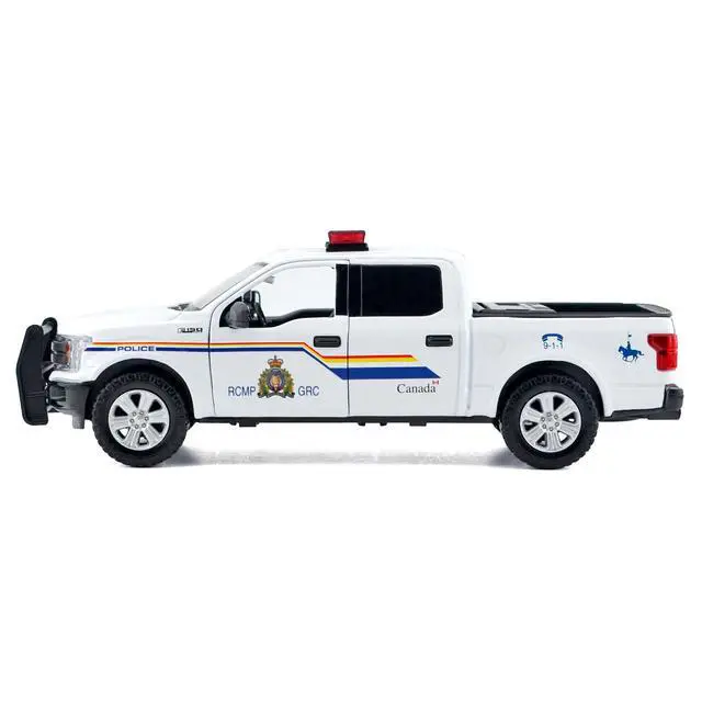 Alt view image 2 of 6 - 2019 Ford F-150 Lariat Crew Cab Pickup Truck White with Lights and Sounds 1/27 Diecast Model Car by Motormax