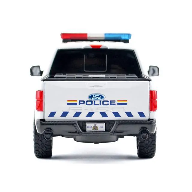 Alt view image 5 of 6 - 2019 Ford F-150 Lariat Crew Cab Pickup Truck White with Lights and Sounds 1/27 Diecast Model Car by Motormax