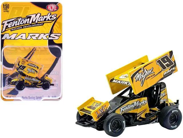 Main image of Winged Sprint Car #19 Brent Marks "Fenton Marks Racing" (2026) 1/50 Diecast Model Car by ACME