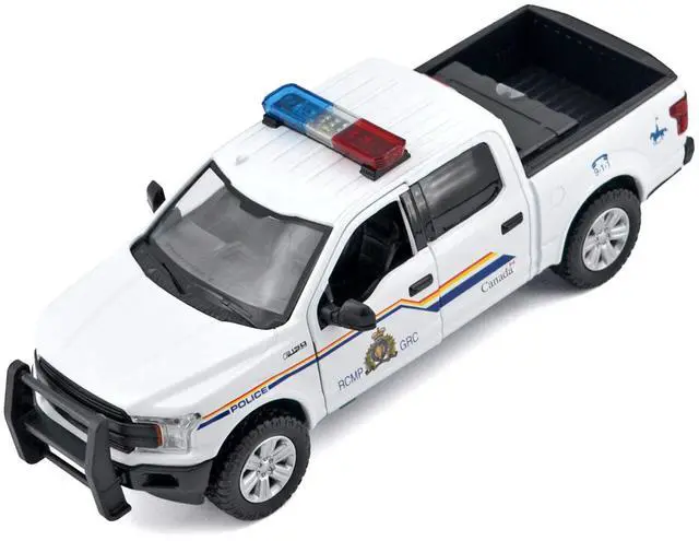 Alt view image 3 of 6 - 2019 Ford F-150 Lariat Crew Cab Pickup Truck White with Lights and Sounds 1/27 Diecast Model Car by Motormax