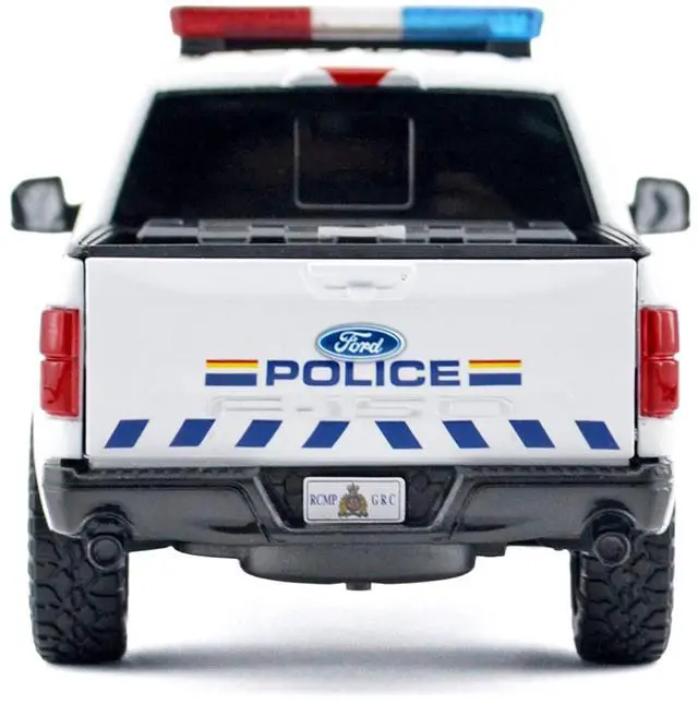 Alt view image 5 of 6 - 2019 Ford F-150 Lariat Crew Cab Pickup Truck White with Lights and Sounds 1/27 Diecast Model Car by Motormax