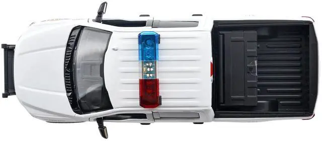 Alt view image 6 of 6 - 2019 Ford F-150 Lariat Crew Cab Pickup Truck White with Lights and Sounds 1/27 Diecast Model Car by Motormax