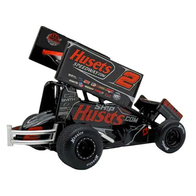 Alt view image 3 of 6 - Winged Sprint Car #2 David Gravel "Husets Speedway - Big Game Motorsports" (2026) 1/50 Diecast Model Car by ACME