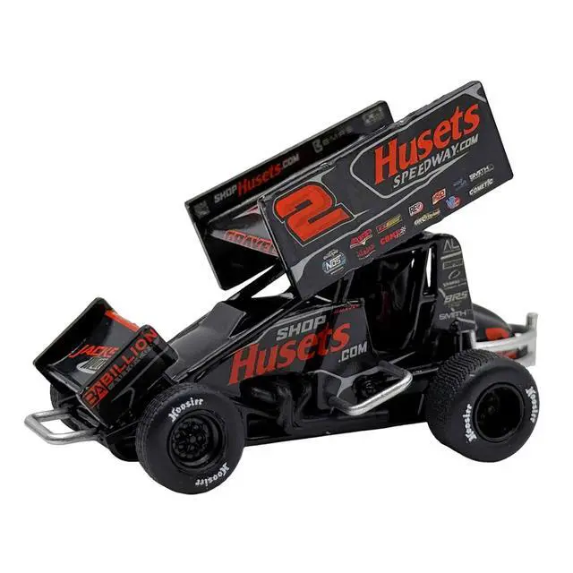 Alt view image 5 of 6 - Winged Sprint Car #2 David Gravel "Husets Speedway - Big Game Motorsports" (2026) 1/50 Diecast Model Car by ACME