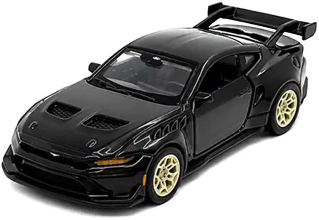 Alt view image 2 of 3 - 2025 Ford Mustang GTD Black Metallic "Speed Icons" Series 1/64 Diecast Model Car by Maisto