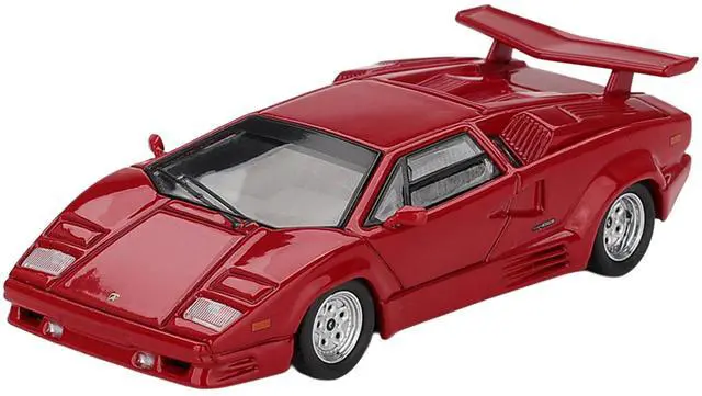 Main image of Lamborghini Countach "25th Anniversary" Red Limited Edition 1/64 Diecast Model Car by Mini GT