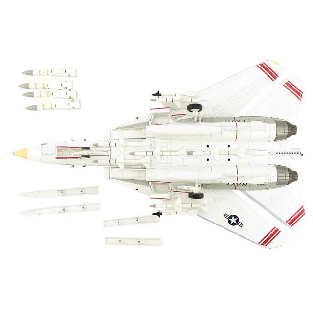 Alt view image 5 of 7 - Grumman F-14A Tomcat Fighter Aircraft "VFA-124 Gunfighters" (1978) US Navy "Air Power Series" 1/72 Diecast Model by Hobby Master
