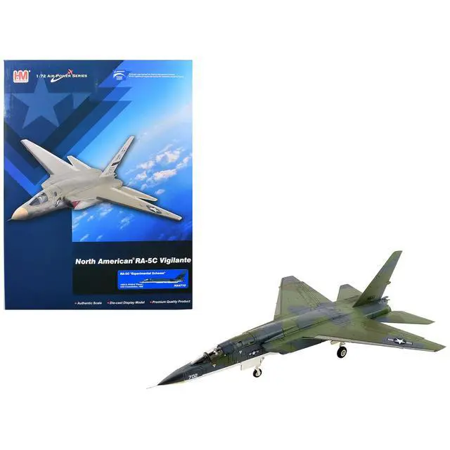 Main image of North American RA-5C Vigilante Aircraft "Experimental Scheme, USS Constellation" 1966 US Navy 1/72 Diecast Model by Hobby Master