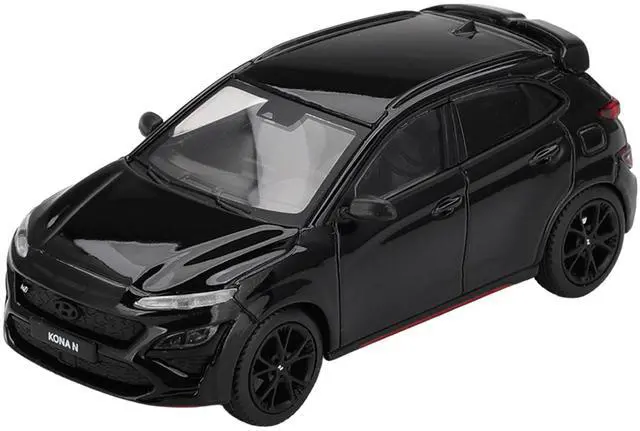 Main image of Hyundai Kona N Phantom Black Limited Edition 1/64 Diecast Model Car by Mini GT