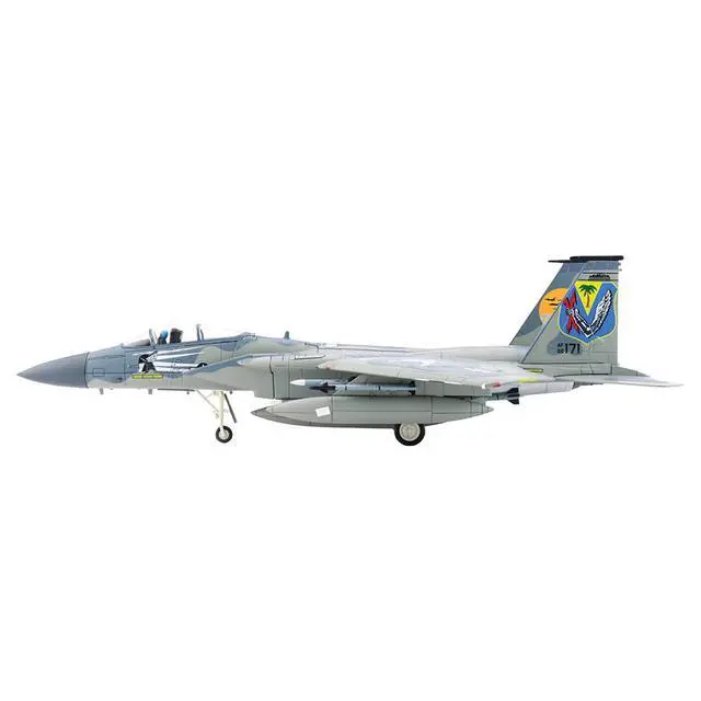 Alt view image 2 of 6 - McDonnell Douglas F-15C Eagle Fighter Aircraft "Florida ANG 75th" 2022 US Air Force 1/72 Diecast Model by Hobby Master