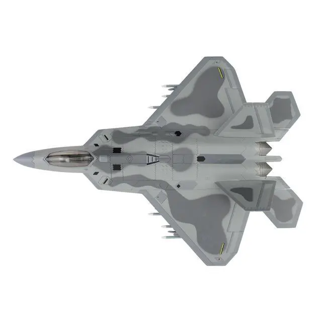 Alt view image 3 of 6 - Lockheed F-22 Raptor Stealth Aircraft "Major Joshua 'Cabo' Gunderson,Tyndall AFB" US 1/72 Die Cast Model by Hobby Master