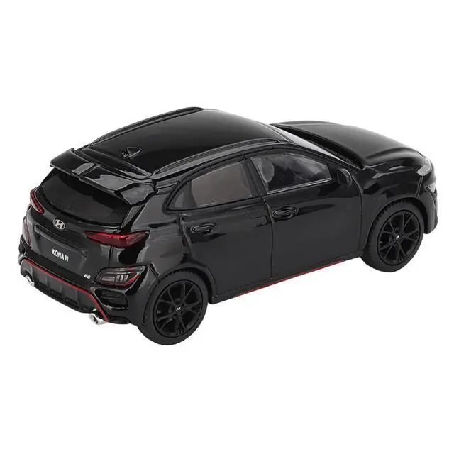 Alt view image 3 of 6 - Hyundai Kona N Phantom Black Limited Edition 1/64 Diecast Model Car by Mini GT
