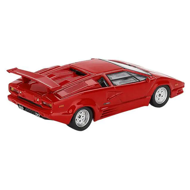 Alt view image 3 of 6 - Lamborghini Countach "25th Anniversary" Red Limited Edition 1/64 Diecast Model Car by Mini GT