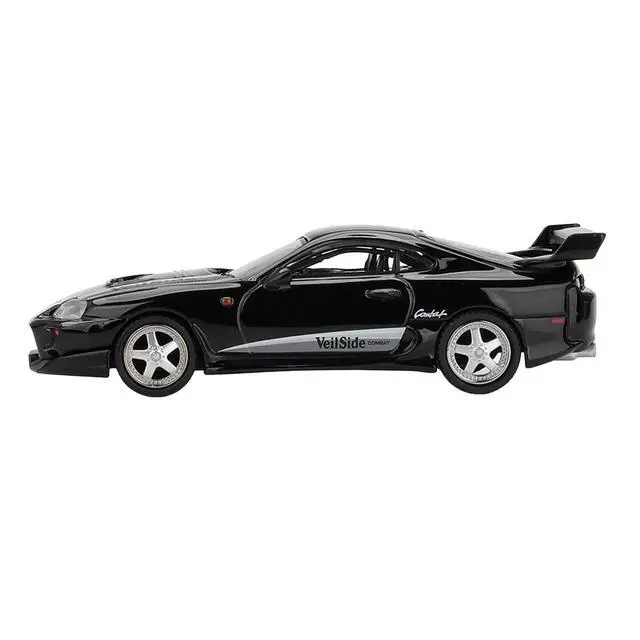Alt view image 2 of 6 - Toyota Supra "VeilSide Combat V-II" Black Limited Edition 1/64 Diecast Model Car by Mini GT