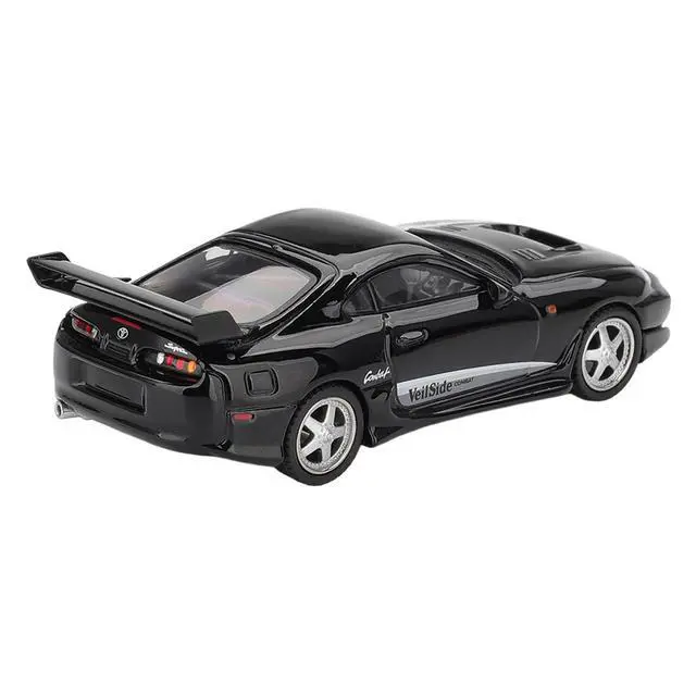 Alt view image 3 of 6 - Toyota Supra "VeilSide Combat V-II" Black Limited Edition 1/64 Diecast Model Car by Mini GT