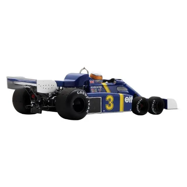 Alt view image 4 of 6 - Tyrrell P34 #3 Jody Scheckter Formula One F1 "Belgian GP" (1976) with Driver 1/43 Model Car by Spark