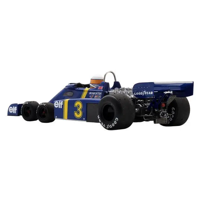 Alt view image 5 of 6 - Tyrrell P34 #3 Jody Scheckter Winner Formula One F1 "Swedish GP" (1976) with Driver 1/43 Model Car by Spark