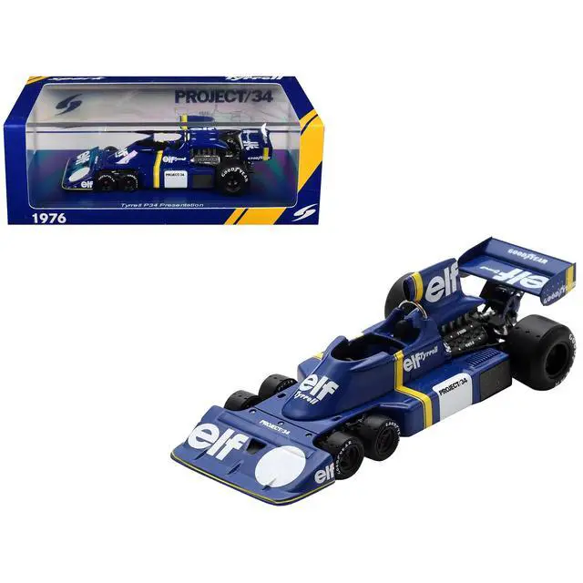 Main image of Tyrrell P34 "Presentation" Formula One F1 "World Championship" (1976) 1/43 Model Car by Spark