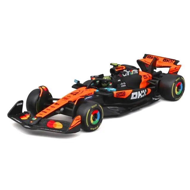 Alt view image 2 of 3 - McLaren MCL39 #4 Lando Norris Winner F1 "Australian GP" (2025) with Display Case "Race" Series 1/43 Diecast Model Car by Bburago