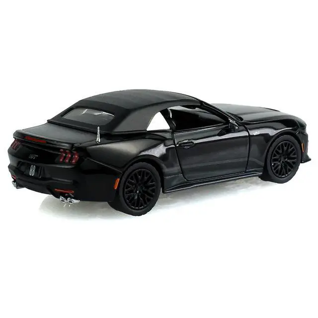 Alt view image 3 of 5 - 2024 Ford Mustang GT Convertible Black "Black Bandit" Series 31 1/64 Diecast Model Car by Greenlight