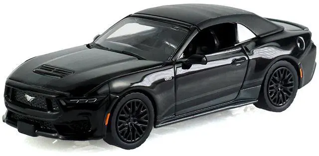 Main image of 2024 Ford Mustang GT Convertible Black "Black Bandit" Series 31 1/64 Diecast Model Car by Greenlight
