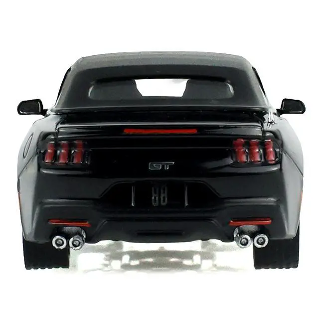 Alt view image 5 of 5 - 2024 Ford Mustang GT Convertible Black "Black Bandit" Series 31 1/64 Diecast Model Car by Greenlight