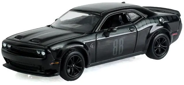 Main image of 2017 Dodge Challenger SRT Hellcat Widebody Black "Black Bandit" Series 31 1/64 Diecast Model Car by Greenlight