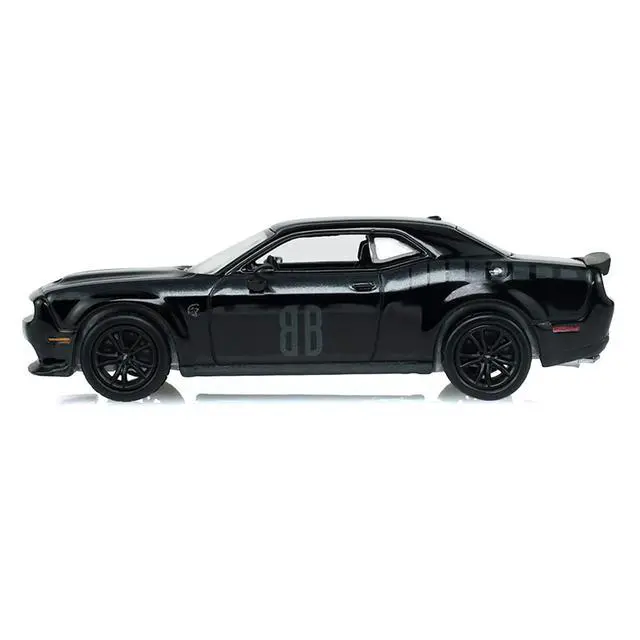 Alt view image 2 of 5 - 2017 Dodge Challenger SRT Hellcat Widebody Black "Black Bandit" Series 31 1/64 Diecast Model Car by Greenlight