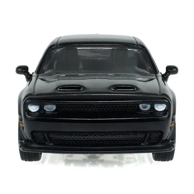 Alt view image 4 of 5 - 2017 Dodge Challenger SRT Hellcat Widebody Black "Black Bandit" Series 31 1/64 Diecast Model Car by Greenlight