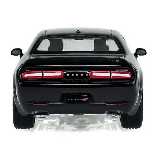 Alt view image 5 of 5 - 2017 Dodge Challenger SRT Hellcat Widebody Black "Black Bandit" Series 31 1/64 Diecast Model Car by Greenlight