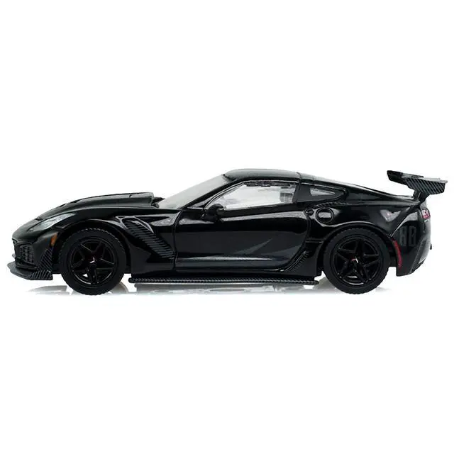 Alt view image 2 of 5 - 2019 Chevrolet Corvette ZR1 Black "Black Bandit" Series 31 1/64 Diecast Model Car by Greenlight