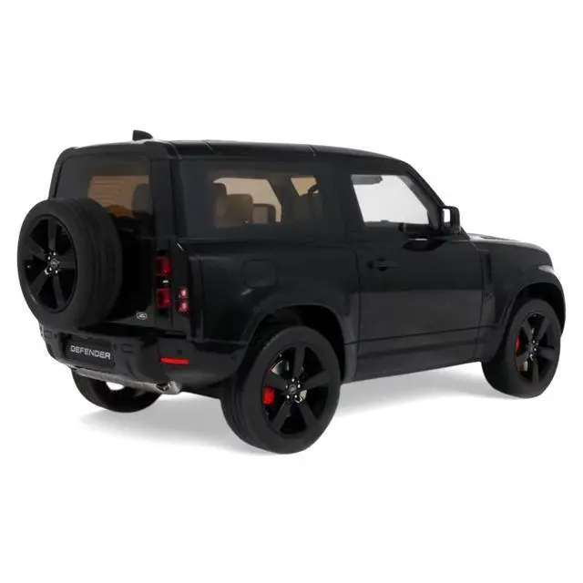 Alt view image 5 of 7 - 2021 Land Rover Defender 90 P400 X-Dynamic HSE Black Metallic 1/18 Model Car by GT Spirit