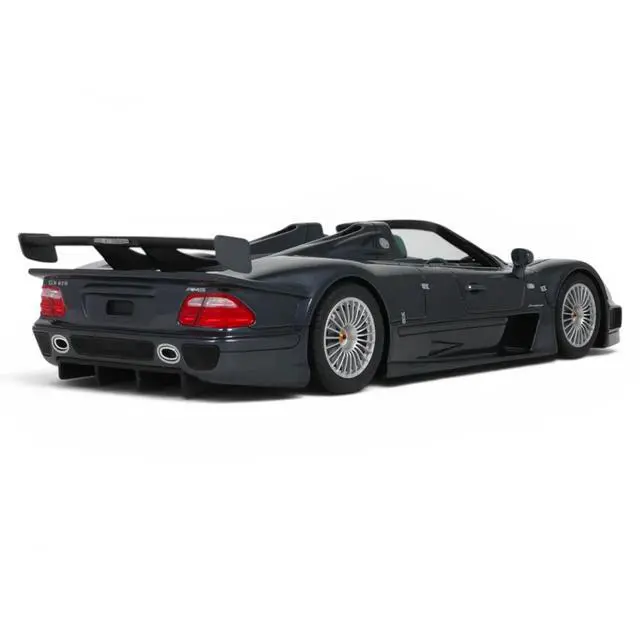 Alt view image 5 of 7 - 1999 Mercedes-Benz AMG CLK-GTR Roadster Gray Metallic 1/18 Model Car by GT Spirit