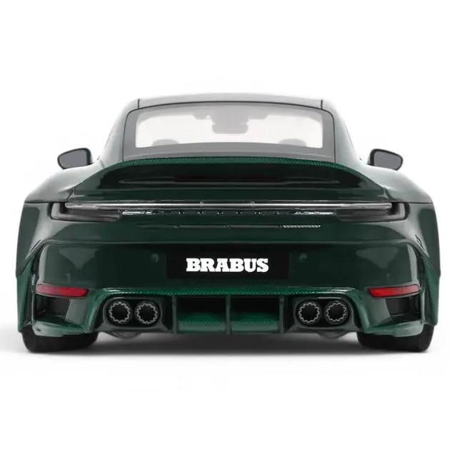 Alt view image 7 of 7 - 2024 Brabus 900 Rocket-R Green Metallic with Green Carbon Hood 1/18 Model Car by GT Spirit