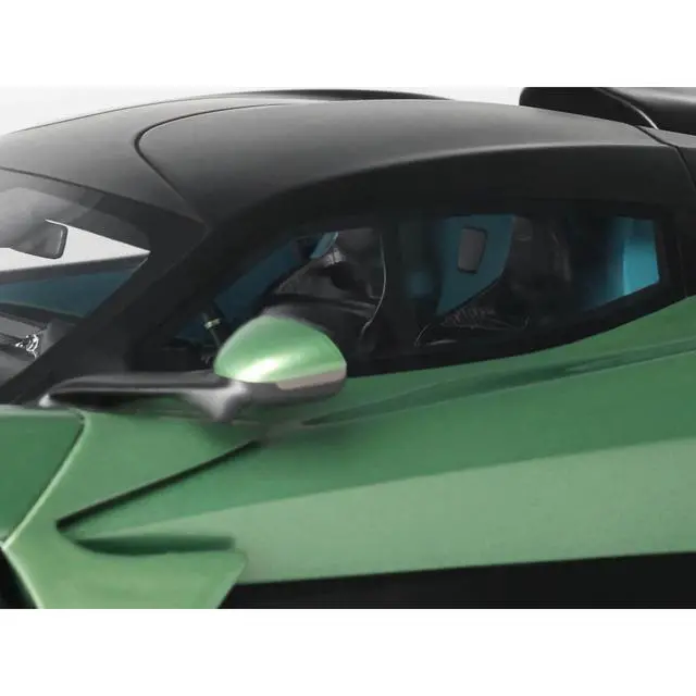 Alt view image 3 of 7 - 2025 Aston Martin Valhalla Green Metallic with Black Top 1/18 Model Car by GT Spirit