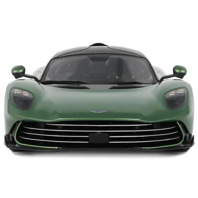 Alt view image 6 of 7 - 2025 Aston Martin Valhalla Green Metallic with Black Top 1/18 Model Car by GT Spirit
