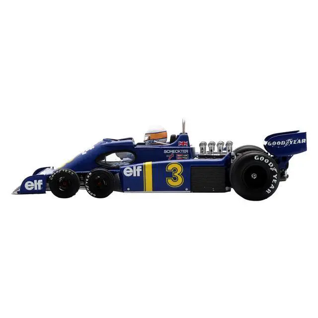 Alt view image 2 of 6 - Tyrrell P34 #3 Jody Scheckter Formula One F1 "Dutch GP" (1976) with Driver 1/43 Model Car by Spark