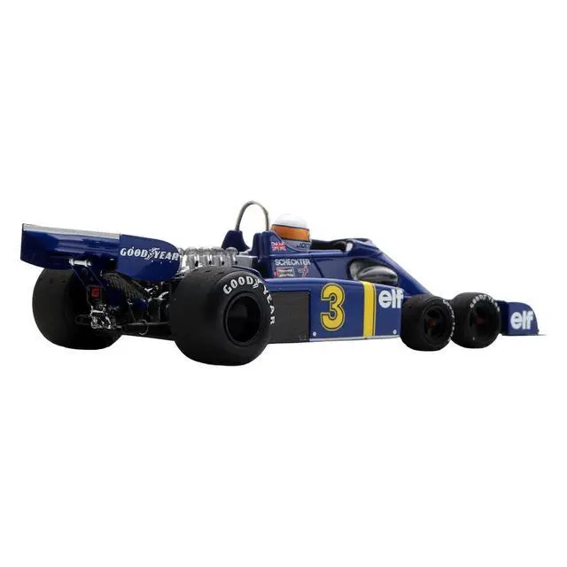Alt view image 4 of 6 - Tyrrell P34 #3 Jody Scheckter Formula One F1 "Dutch GP" (1976) with Driver 1/43 Model Car by Spark