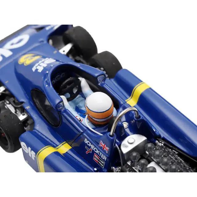 Alt view image 5 of 6 - Tyrrell P34 #3 Jody Scheckter Formula One F1 "Dutch GP" (1976) with Driver 1/43 Model Car by Spark
