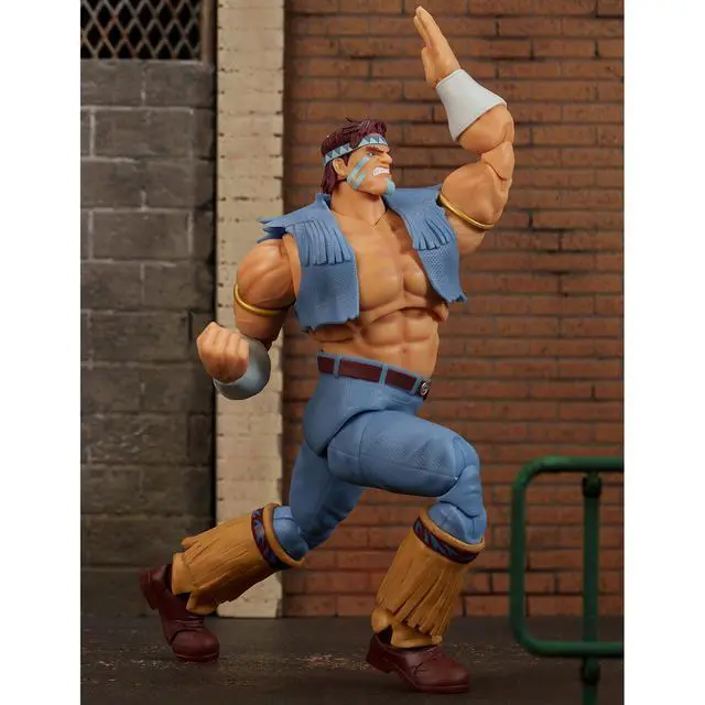 Alt view image 4 of 7 - T. Hawk 7.5" Moveable Figure w/Accessories & Alternate Head and Hands "Ultra Street Fighter II" (2017) Video Game Model by Jada