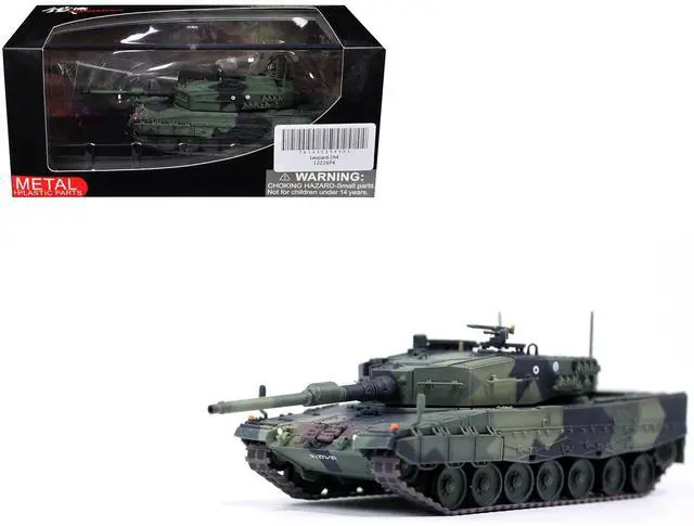 Main image of Leopard 2A4 Main Battle Tank "Finland" Finnish Army "Armor Premium" Series 1/72 Diecast Model by Panzerkampf