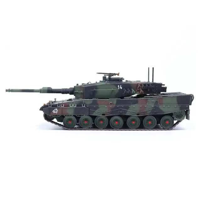 Alt view image 2 of 6 - Leopard 2A4 Main Battle Tank "Thun, Switzerland" (2006) Swiss Army "Armor Premium" Series 1/72 Diecast Model by Panzerkampf