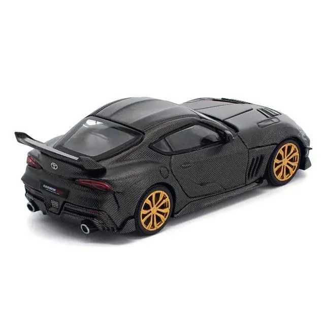 Alt view image 3 of 7 - Toyota DarwinPro 66G WBK Supra A90 Full Carbon 1/64 Diecast Model Car by Pop Race