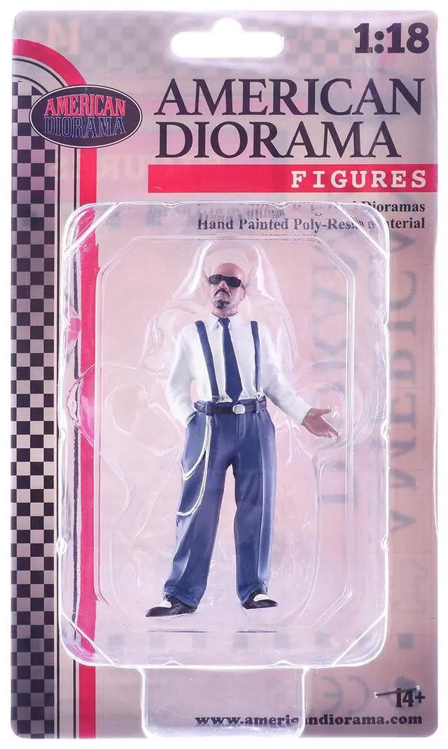 Alt view image 2 of 3 - "Hanging Out 3" Figure #1 for 1/18 Scale Models by American Diorama
