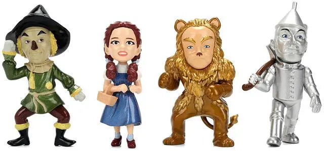 Alt view image 2 of 6 - Set of 4 Diecast Figures "The Wizard of Oz" (1939) Movie "Metalfigs" Series Diecast Models by Jada