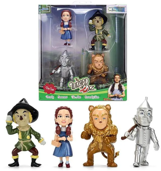 Main image of Set of 4 Diecast Figures "The Wizard of Oz" (1939) Movie "Metalfigs" Series Diecast Models by Jada