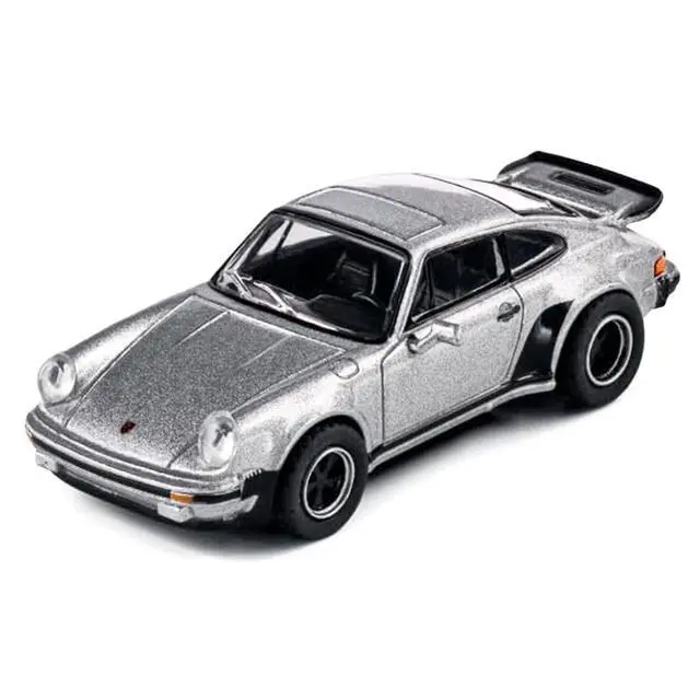 Alt view image 2 of 6 - 1975 Porsche 930 Turbo Silver Metallic "Collection" Series 1/64 Diecast Model Car by Majorette