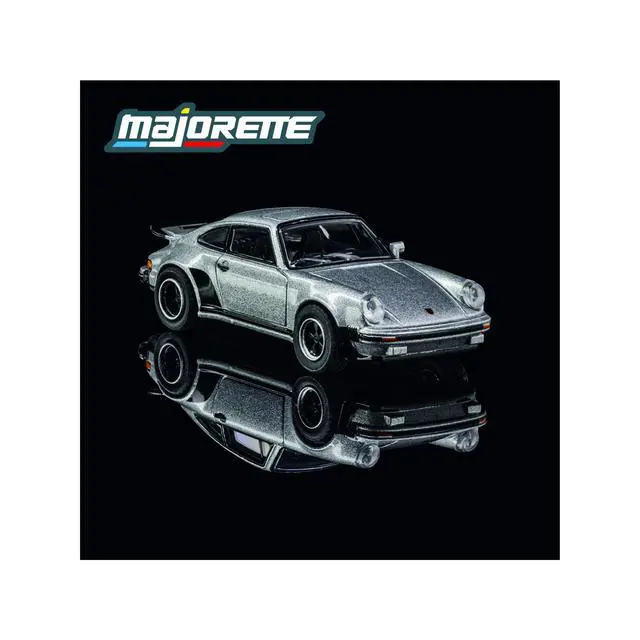 Alt view image 4 of 6 - 1975 Porsche 930 Turbo Silver Metallic "Collection" Series 1/64 Diecast Model Car by Majorette