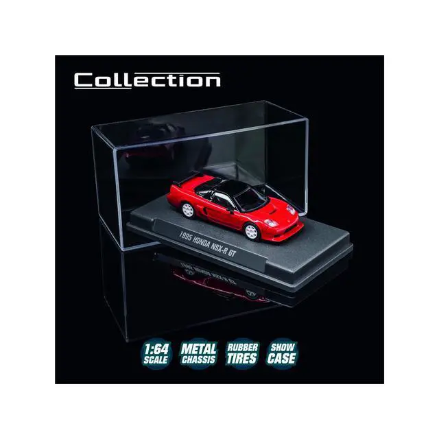 Alt view image 4 of 6 - 1995 Honda NSX-R GT RHD (Right Hand Drive) Red with Black Top "Collection" Series 1/64 Diecast Model Car by Majorette