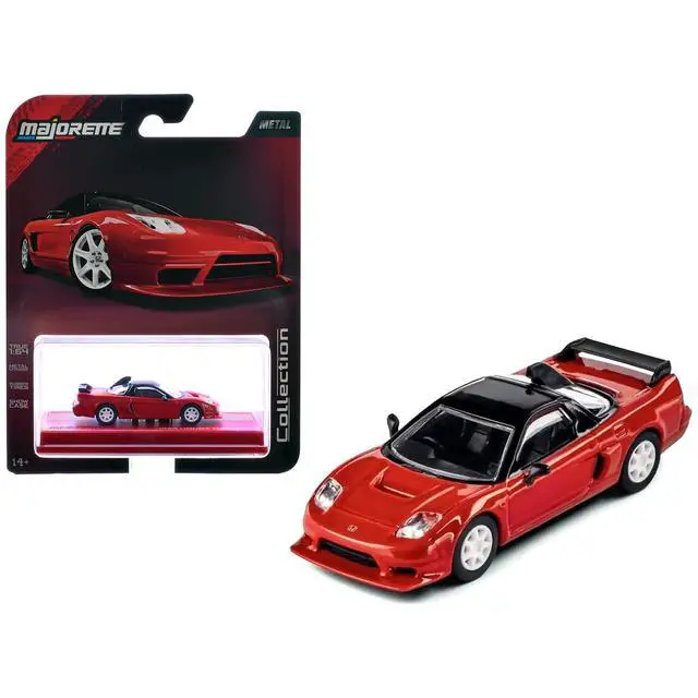 Alt view image 6 of 6 - 1995 Honda NSX-R GT RHD (Right Hand Drive) Red with Black Top "Collection" Series 1/64 Diecast Model Car by Majorette